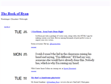 Tablet Screenshot of bookmarks.ryancannon.com
